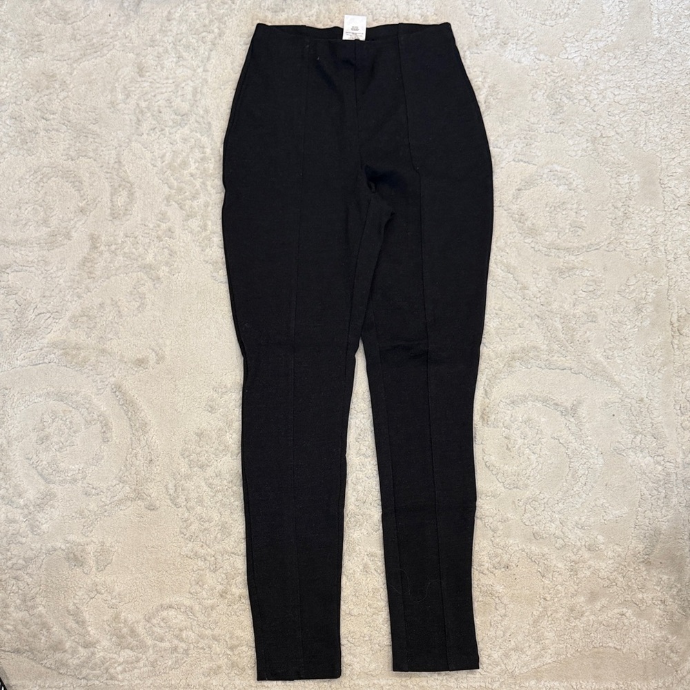 Express Gray/Black Knit Leggings - XS